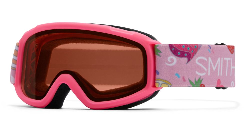 Suncloud Polarized Optics Sidekick Goggles - Kid's-Bright Pink Cupcakes-RC36