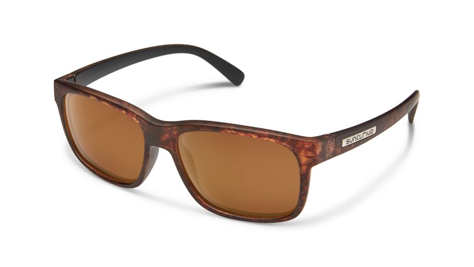 Suncloud Polarized Optics Stand Sunglasses, Matte Tortoise S-SDPPBRMT