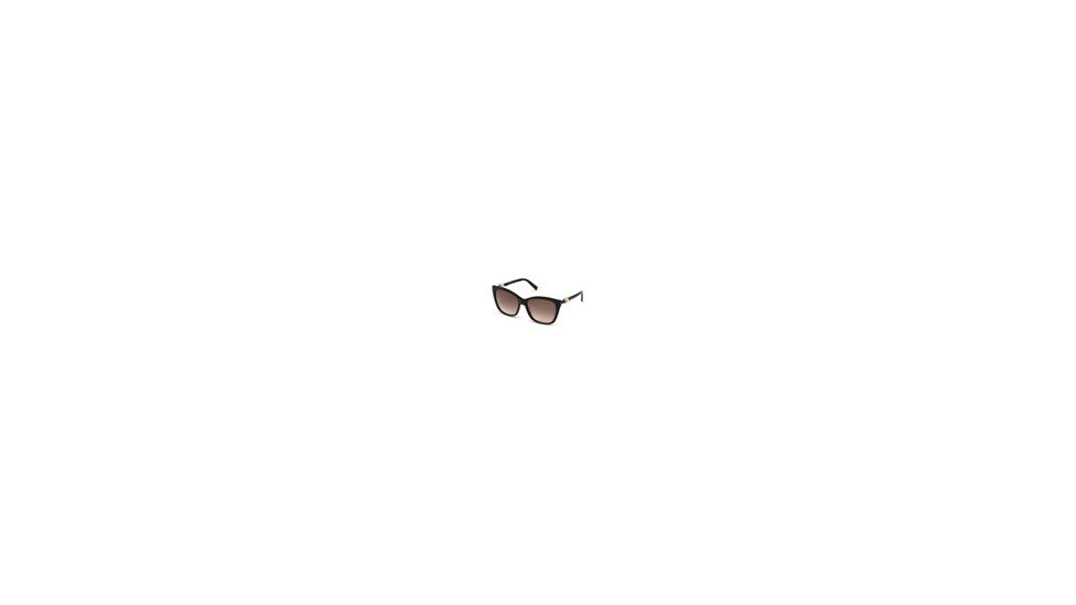 Swarovski SK0129 Sunglasses - Dark Havana Frame Color, Gradient Brown Lens Color