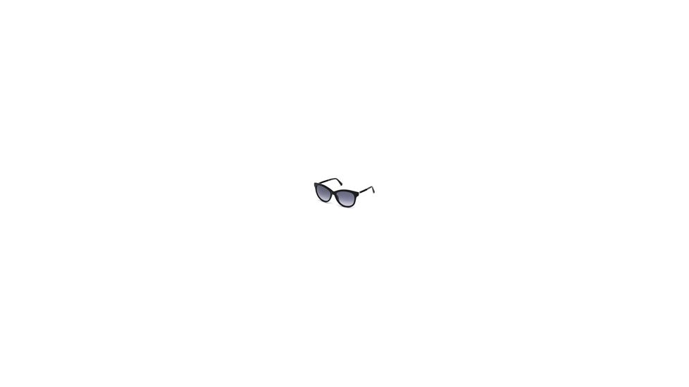 Swarovski SK0132 Sunglasses - Shiny Black Frame Color, Gradient Smoke Lens Color