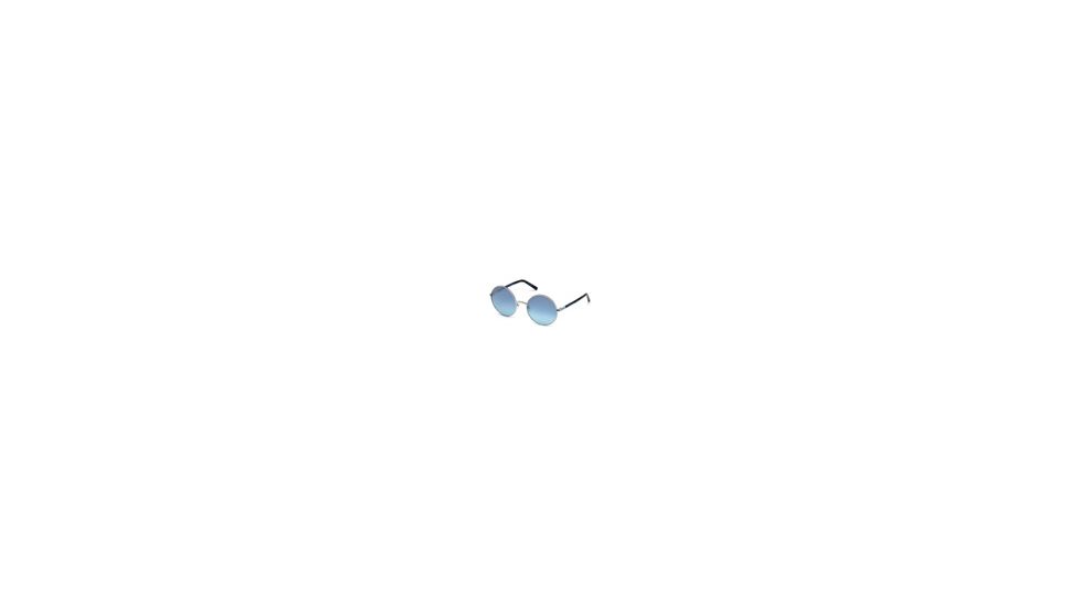 Swarovski SK0139 Sunglasses - Shiny Palladium Frame Color, Blue Mirror Lens Color