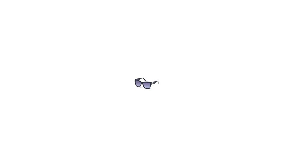 Swarovski SK0141 Sunglasses - Dark Green Frame Color, Gradient Blue Lens Color