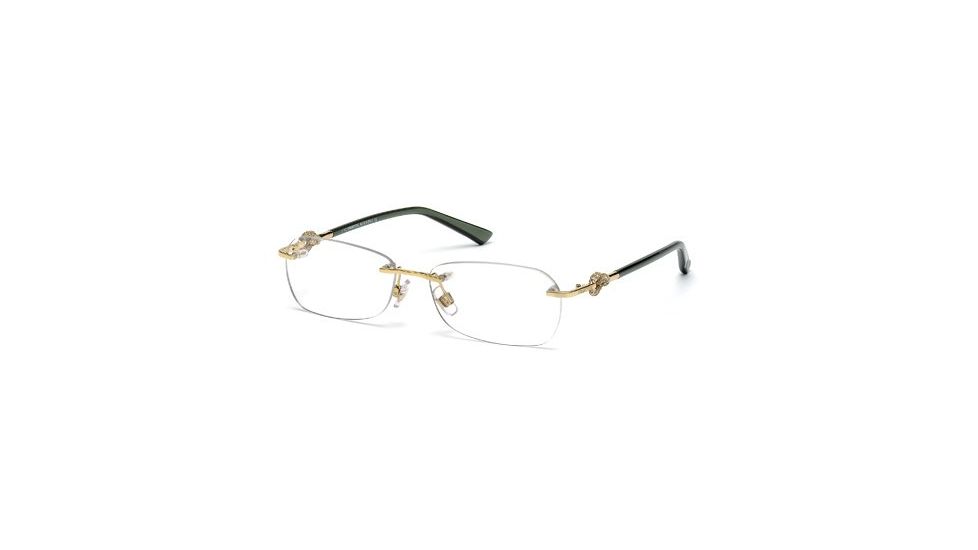 Swarovski SK5053 Eyeglass Frames - Shiny Rose Gold Frame Color