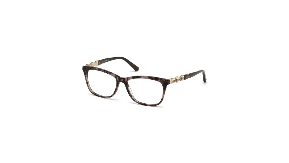 Swarovski SK5133 Eyeglass Frames - Beige Frame Color, Clear Lens Color