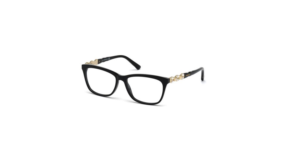 Swarovski SK5133 Eyeglass Frames - Shiny Black Frame Color