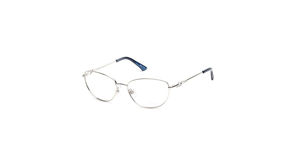 Swarovski SK5149 Eyeglass Frames - Shiny Palladium Frame Color
