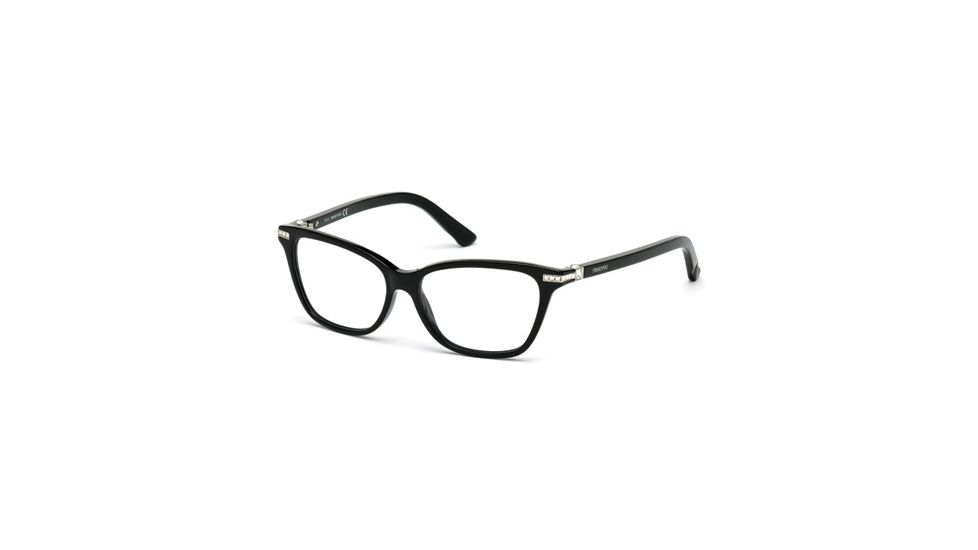 Swarovski SK5153 Eyeglass Frames - Shiny Black Frame Color