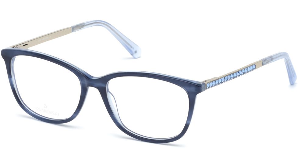 Swarovski SK5308-F Eyeglass Frames - Blue Frame, 53 mm Lens Diameter SK5308-F53092