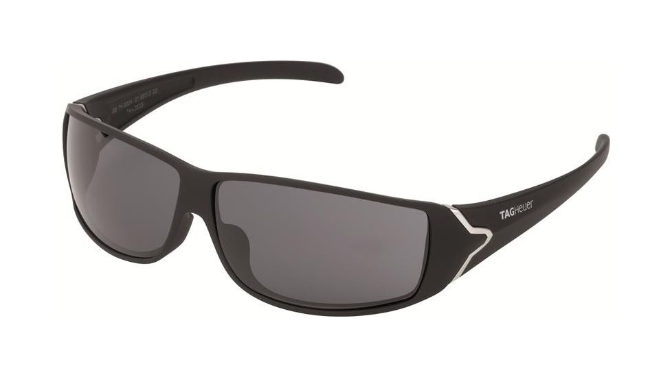 Tag Heuer 9204 Bifocal Prescription Sunglasses, Polished Sand Black Frame Frame, Outdoor Grey Lens-9204-101BI