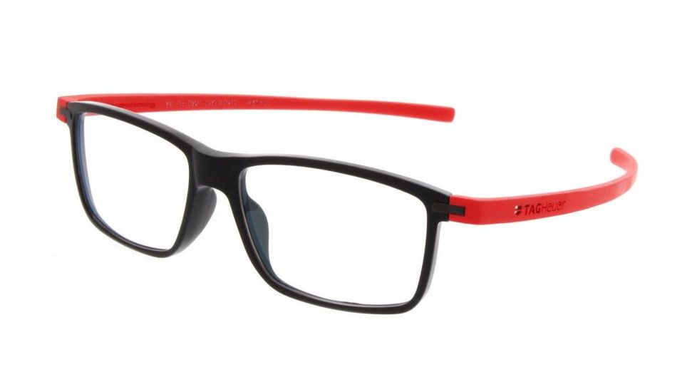 Tag Heuer Black Frame - Red Temples/Black Lugs, 3951-004