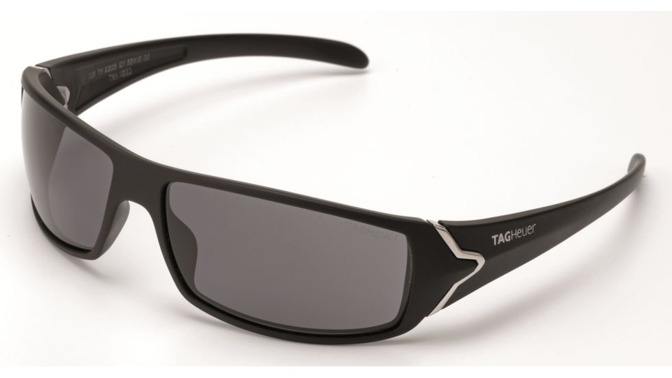 Tag Heuer Racer Sunglasses, Sand Polished Frame/Black Temples, Grey Outdoor Lens 9205-101