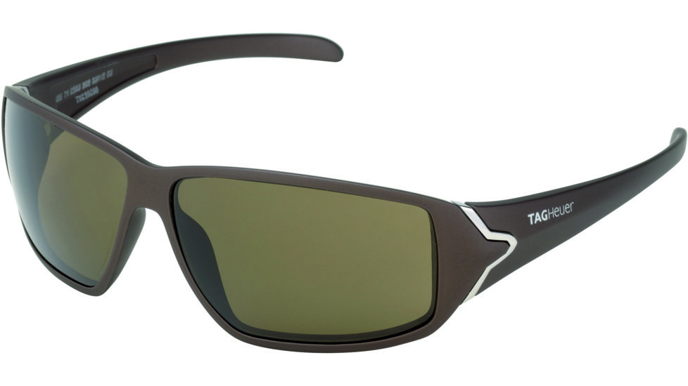 Tag Heuer Racer Sunglasses, Sand Polished Frame/Brown Temples, Brown Precision Lens, Polarized 9203-202