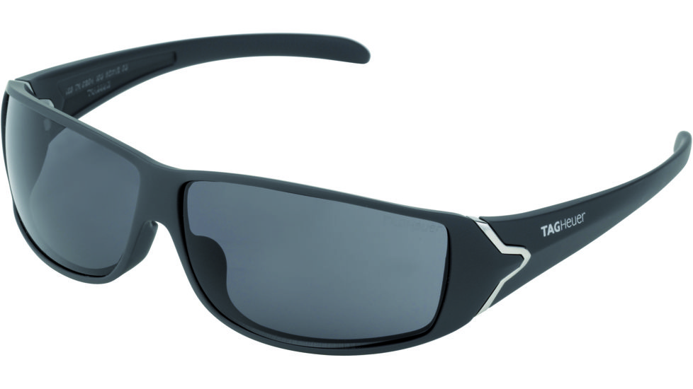 Tag Heuer Racer Sunglasses, Sand Polished Frame/Grey Temples, Grey Outdoor Lens 9204-103