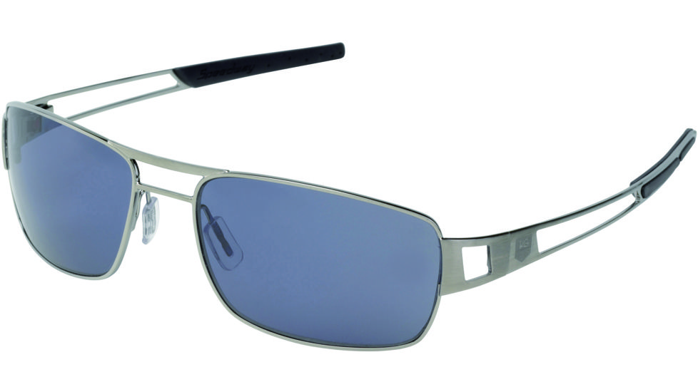 Tag Heuer Speedway Sunglasses, Ruthenium Frame/Blue Temples, Watersport Lens, Polarized 0203-401
