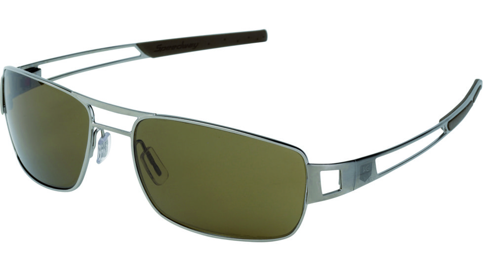 Tag Heuer Speedway Sunglasses, Ruthenium Frame/Havana Temples, Brown Precision Lens, Polarized 0203-201