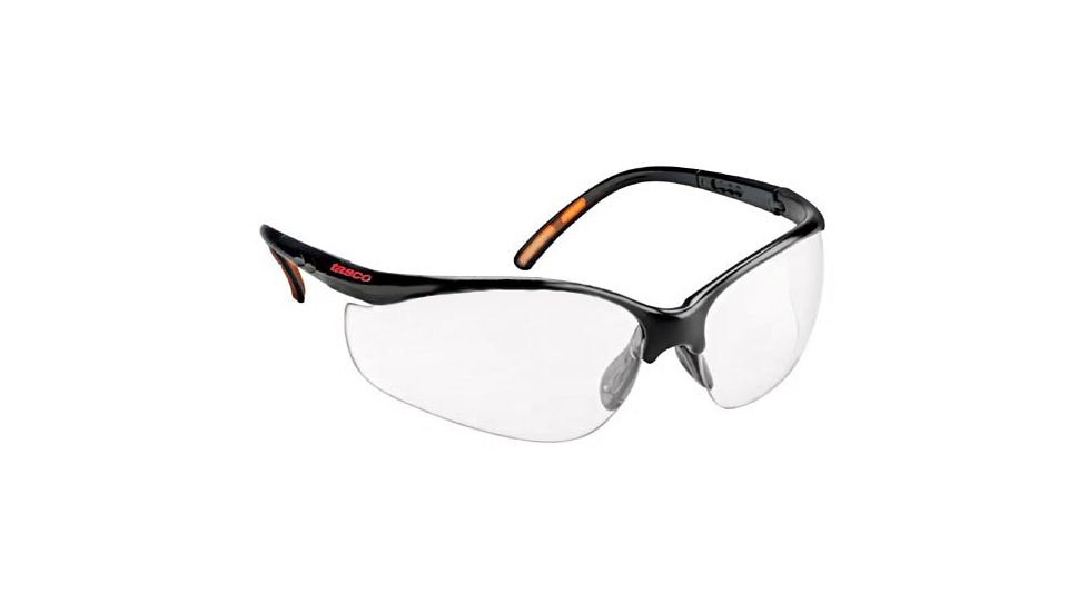 Tasco Clear Dual Lens Shooting Glasses, ANSI Z87.1 Safety Glasses w/ Earplugs, Case World Class SGLDLCD 60% OFF