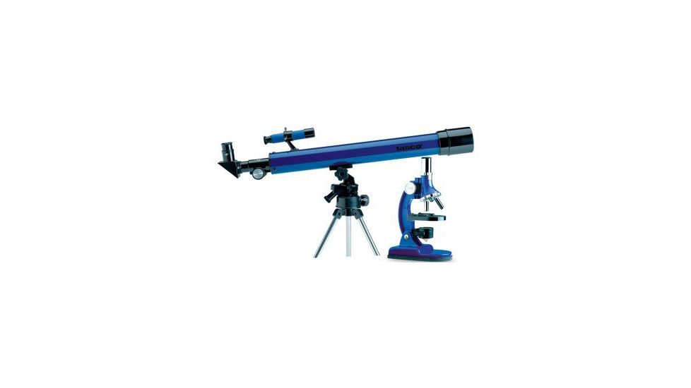 Tasco 100x50 Telescope &amp; 1200x Microscope Combo Blue 49TN2