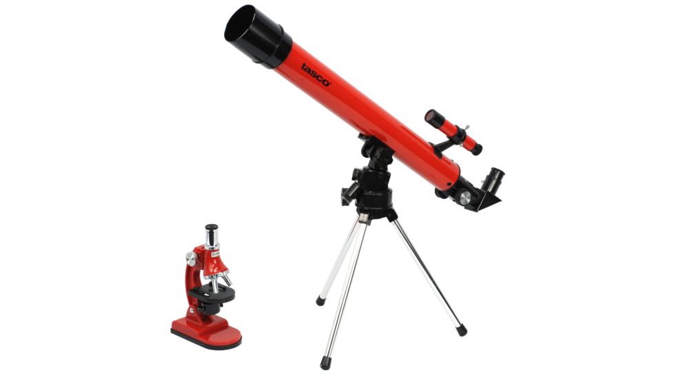 Tasco 50x50 Refractor Telescope &amp; Microscope Combo Kit, Factory DEMO