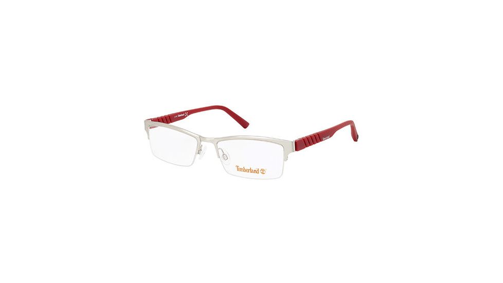 Timberland TB1255 Eyeglass Frames - Shiny Palladium Frame Color