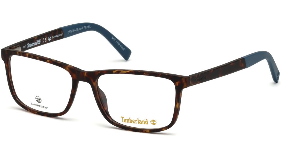 Timberland TB1589 Eyeglass Frames - Dark Havana Frame Color