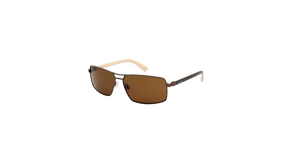 Timberland TB9034 Sunglasses - Shiny Dark Brown Frame Color, Brown Lens Color