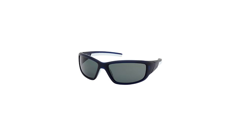 Timberland TB9049 Sunglasses - Matte Blue Frame Color, Smoke Polarized Lens Color