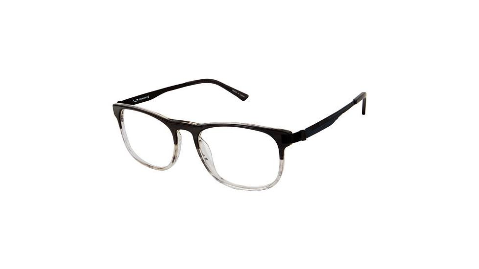 TLG NU025 Prescription Eyeglasses - Frame Grey / Black, Size 53/18mm LYNU02502