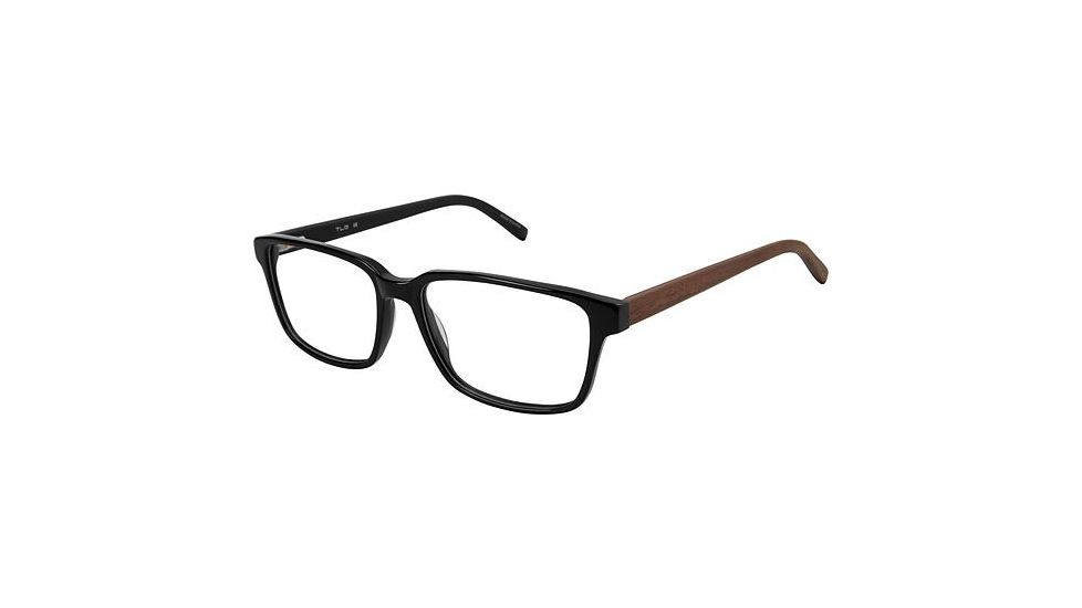 TLG NU032 Prescription Eyeglasses - Frame BLACK, Size 55/16mm LYNU03201