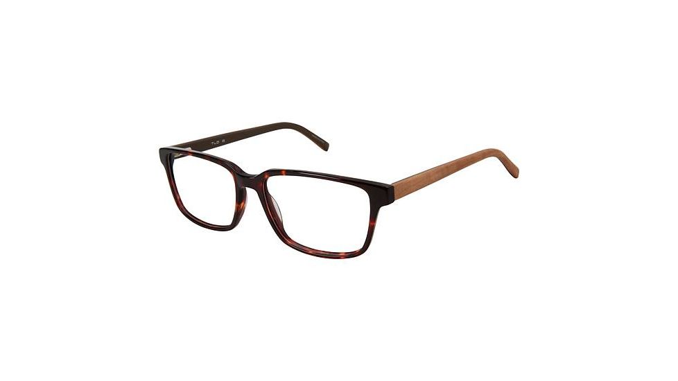 TLG NU032 Prescription Eyeglasses - Frame TORTOISE, Size 55/16mm LYNU03202