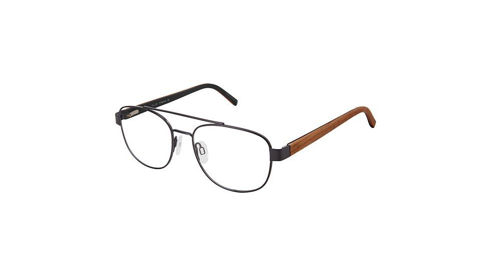 TLG NU033 Progressive Prescription Eyeglasses - Frame MT. GUNMETAL, Size 54/18mm LYNU03301
