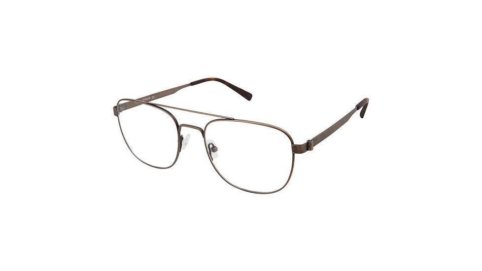 TLG NU035 Prescription Eyeglasses - Frame BROWN, Size 56/20mm LYNU03502