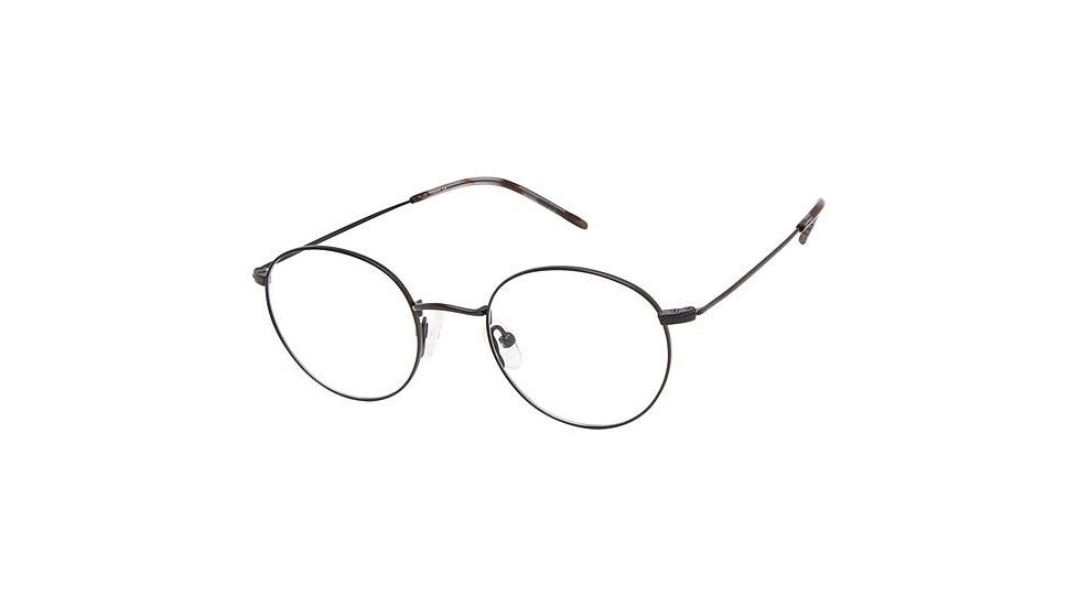 TLG NU037 Progressive Prescription Eyeglasses - Frame MATTE BLACK, Size 48/21mm LYNU03701
