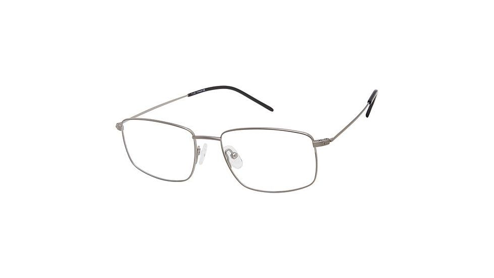 TLG NU038 Progressive Prescription Eyeglasses - Frame MATTE SILVER, Size 54/17mm LYNU03803