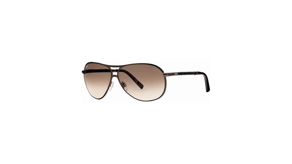 Tod's TO0008 Sunglasses - Shiny Dark Brown Frame Color, Gradient Brown Lens Color