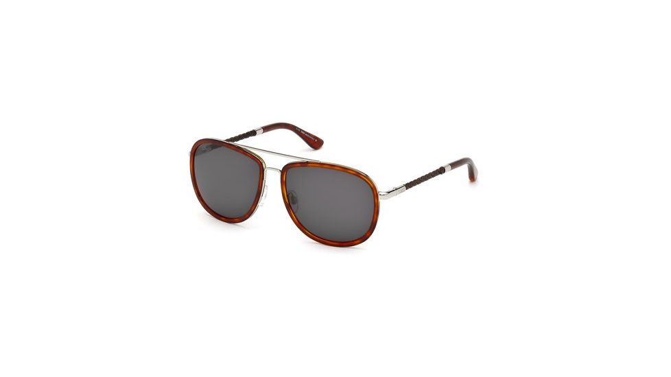 Tod's TO0100 Sunglasses - Blonde Havana Frame Color, Gradient Smoke Lens Color
