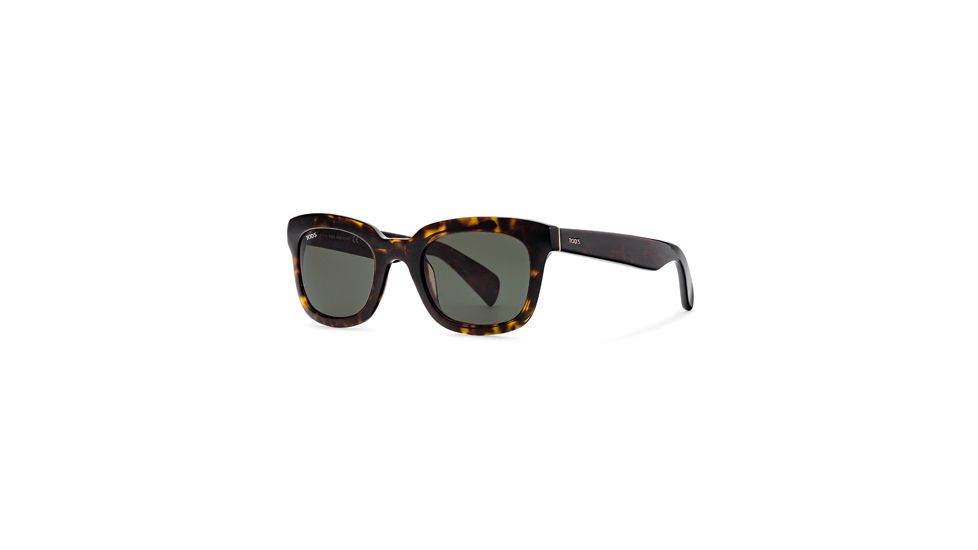 Tod's TO0121 Sunglasses - Dark Havana Frame Color, Green Lens Color