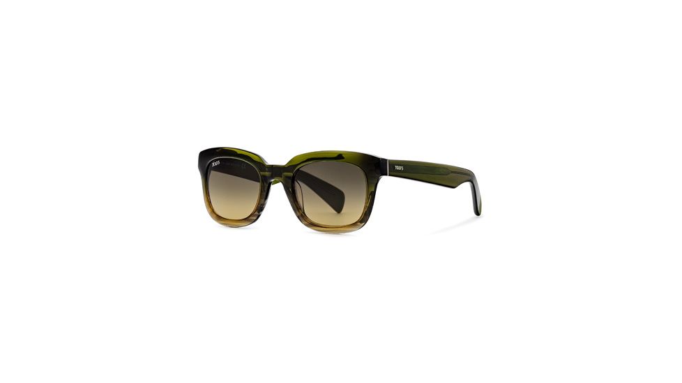 Tod's TO0121 Sunglasses - Light Green Frame Color, Gradient Green Lens Color