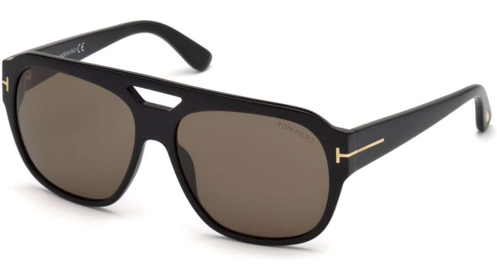 Tom Ford FT0630 Sunglasses - Shiny Black Frame Color, Roviex Lens Color