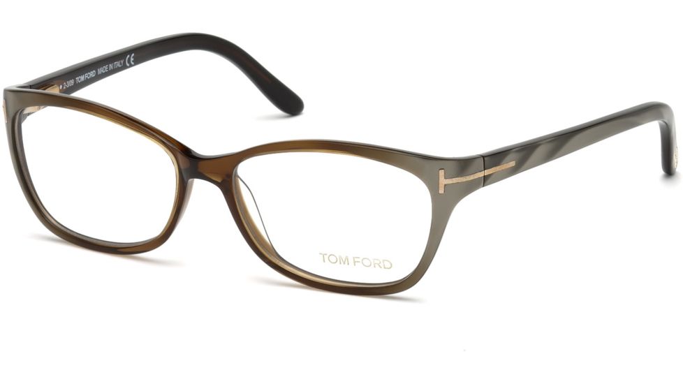 Tom Ford FT5142 Eyeglass Frames - Dark Brown Frame Color