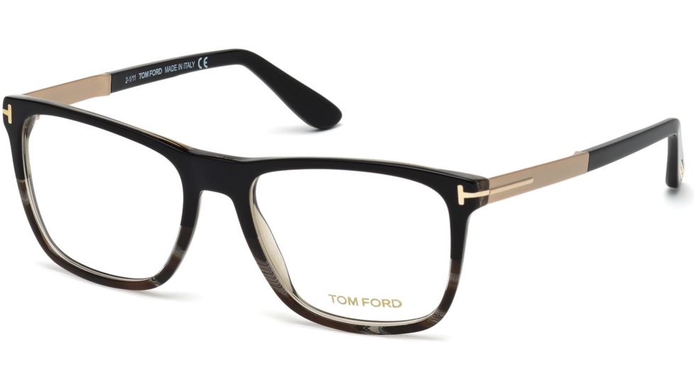 Tom Ford FT5351 Eyeglass Frames - Black Frame Color