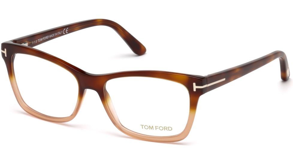 Tom Ford FT5424 Eyeglass Frames - Havana Frame Color