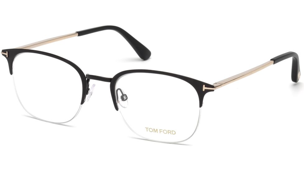 Tom Ford FT5452 Eyeglass Frames - Matte Black Frame Color