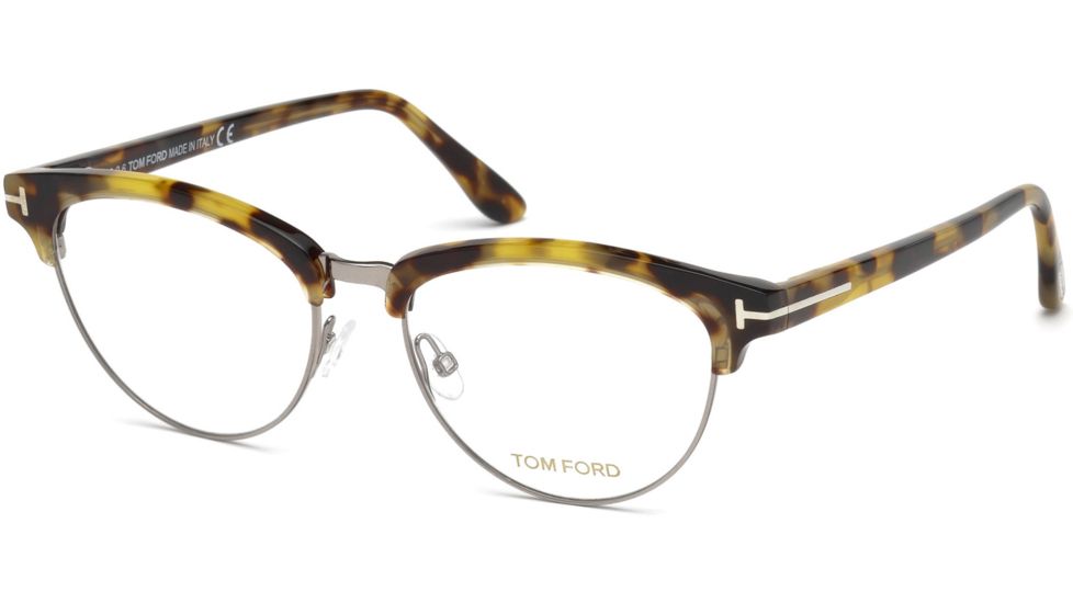 Tom Ford FT5471 Eyeglass Frames - Havana Frame Color