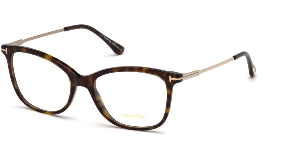 Tom Ford FT5510 Eyeglass Frames - Dark Havana Frame Color