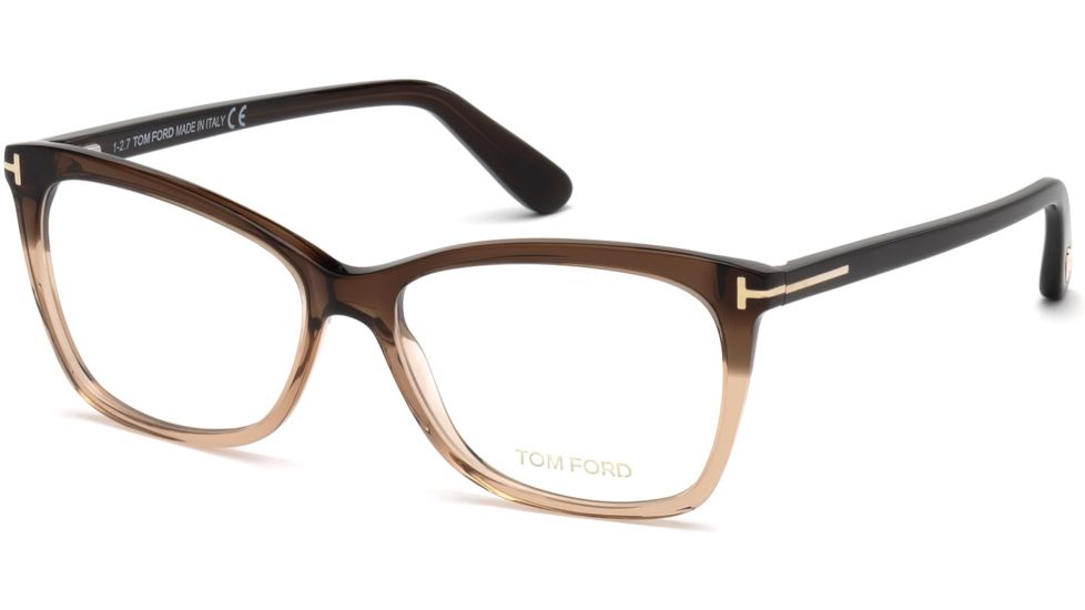 Tom Ford FT5514 Eyeglass Frames - Dark Brown Frame Color