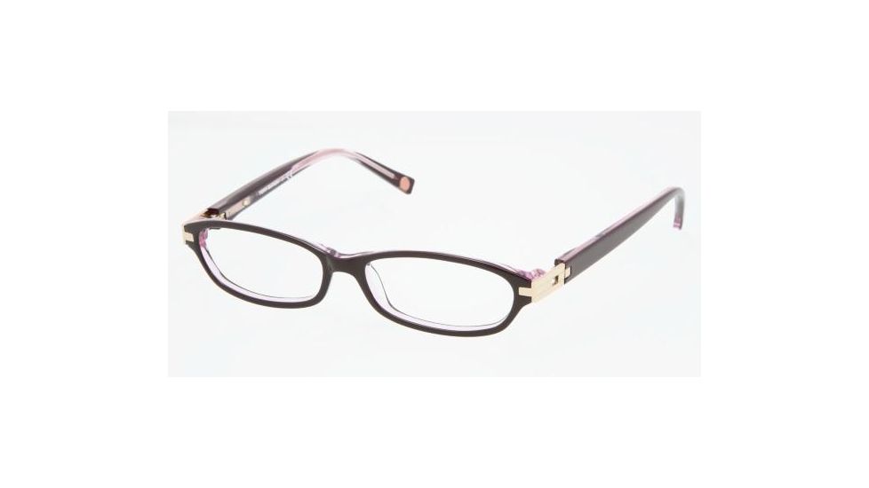 Tory Burch TY 2013 Eyeglasses Styles - Plum Frame w/Non-Rx 50 mm Diameter Lenses, 921-5014
