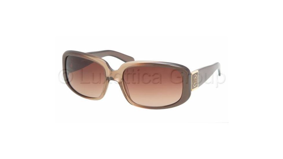 Tory Burch TY7018 Progressive Sunglasses - Brown Fade Frame / 59 mm Prescription Lenses, 906-13-5918