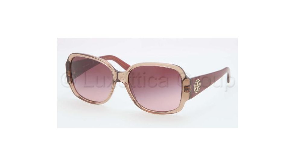 Tory Burch TY 7047 TY7047 Sunglasses 11468H-5816 - Pink Sand Frame, Burgundy Gradient Lenses