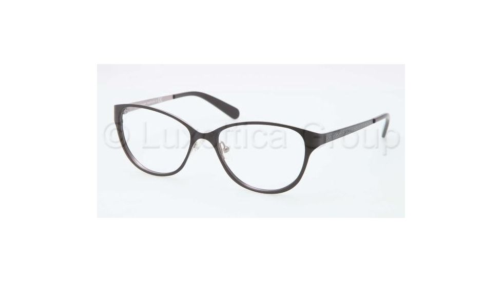Tory Burch TY1030 TY1030 Bifocal Prescription Eyeglasses 433-5115 - Matte Black/Silver Frame, Demo Lens Lenses