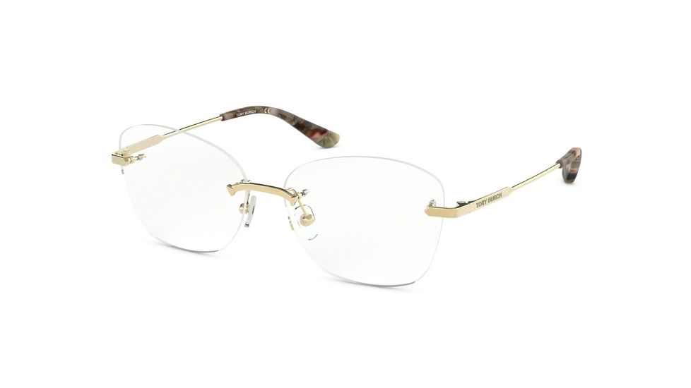 Tory Burch TY1058 Prescription Eyeglasses, 54mm, Gold, TY1058-3160-54-SV